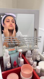 Listen when she introduces you to Korean skincare, your future skin will thank you.