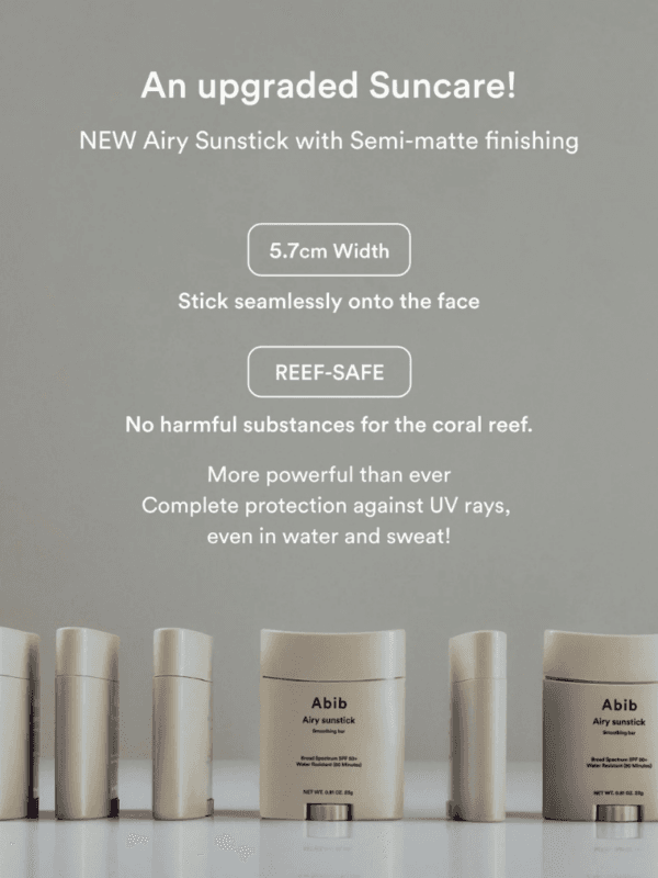Seoul Magic - Abib – Airy Sunstick Smoothing Bar SPF50+ PA++++ – 23g