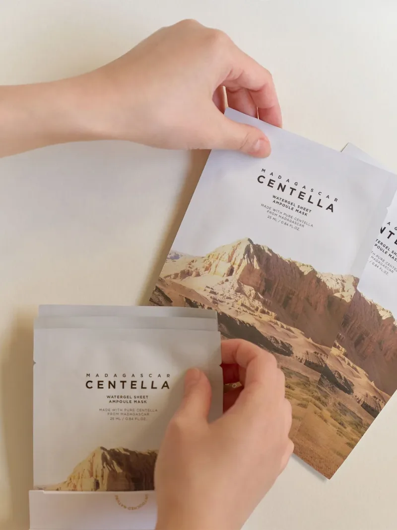 SKIN1004 - Madagascar Centella Watergel Sheet Ampoule Mask 1ea 3 Madagascar Centella Watergel Sheet Ampoule Mask 1ea