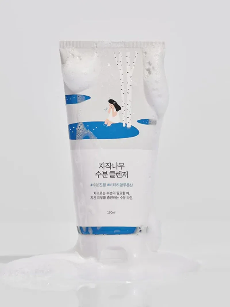 round lab - birch juice moisturizing cleanser - 150ml