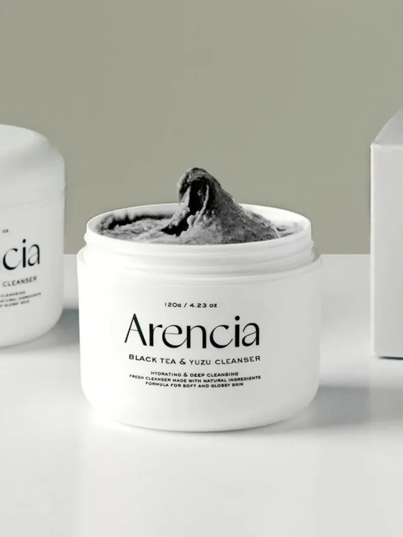 Arencia - Black Tea & Yuzu Rice Mochi Cleanser 120g 1 Arencia - Black Tea & Yuzu Rice Mochi Cleanser 120g