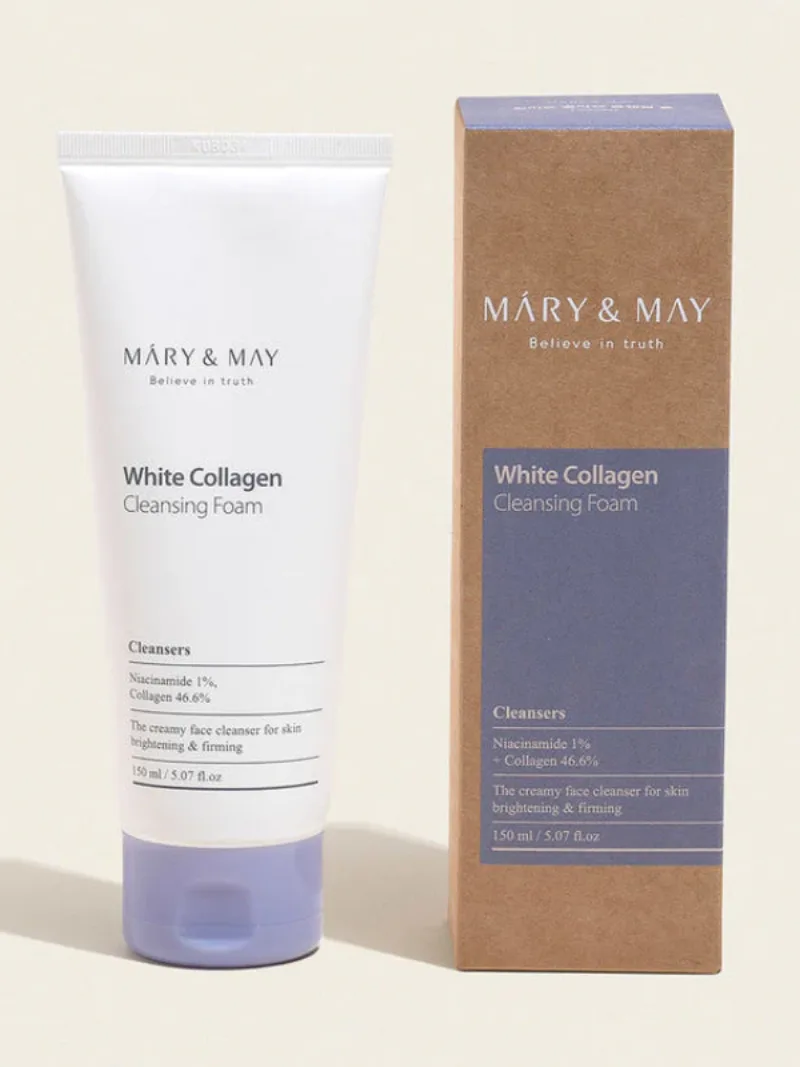 Mary&May – White Collagen Cleansing Foam 150ml