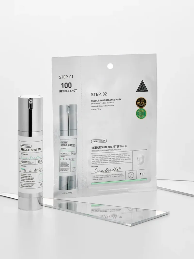 VT Cosmetics - Mild Reedle Shot 100 2-Step Mask [1EA]