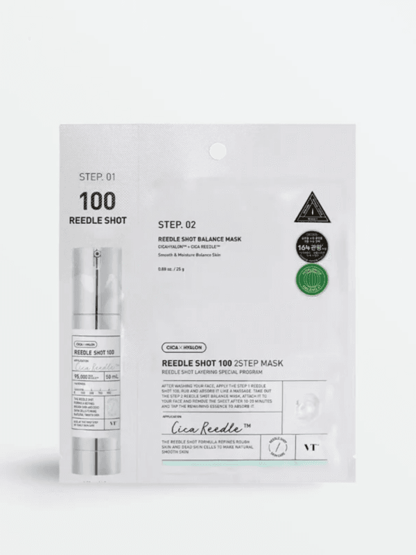 VT Cosmetics - Mild Reedle Shot 100 2-Step Mask [1EA]