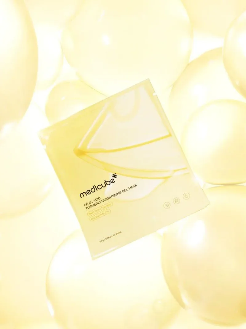 Medicube - Kojic Acid Turmeric Brightening Gel Mask 1ea 2 Medicube - KOJIC Acid Turmeric Brightening Gel 4ea