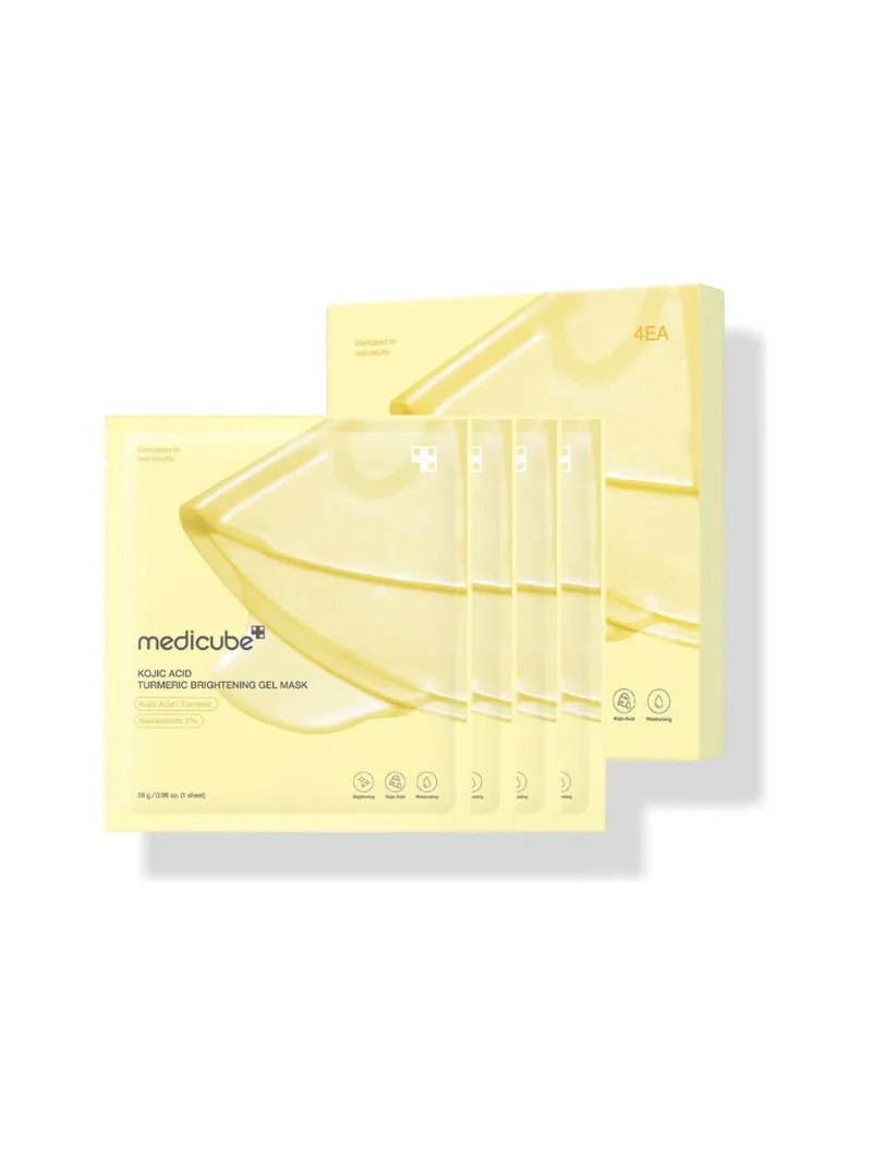 Medicube - Kojic Acid Turmeric Brightening Gel Mask 1ea 3 Medicube - KOJIC Acid Turmeric Brightening Gel 4ea