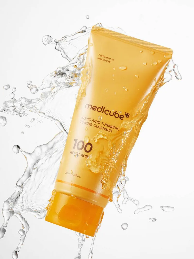 Medicube - Kojic Acid Turmeric Toning Cleanser 120g 2 Medicube - Kojic Acid Turmeric Toning Cleanser 120g - Image 2